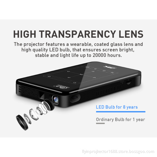 DLP Mini LED Multimedia Android Projector